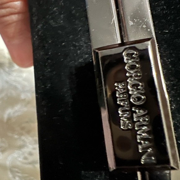 Black velvet small Giorgio Armani clutch🤗☝️🌹 - Picture 3 of 6